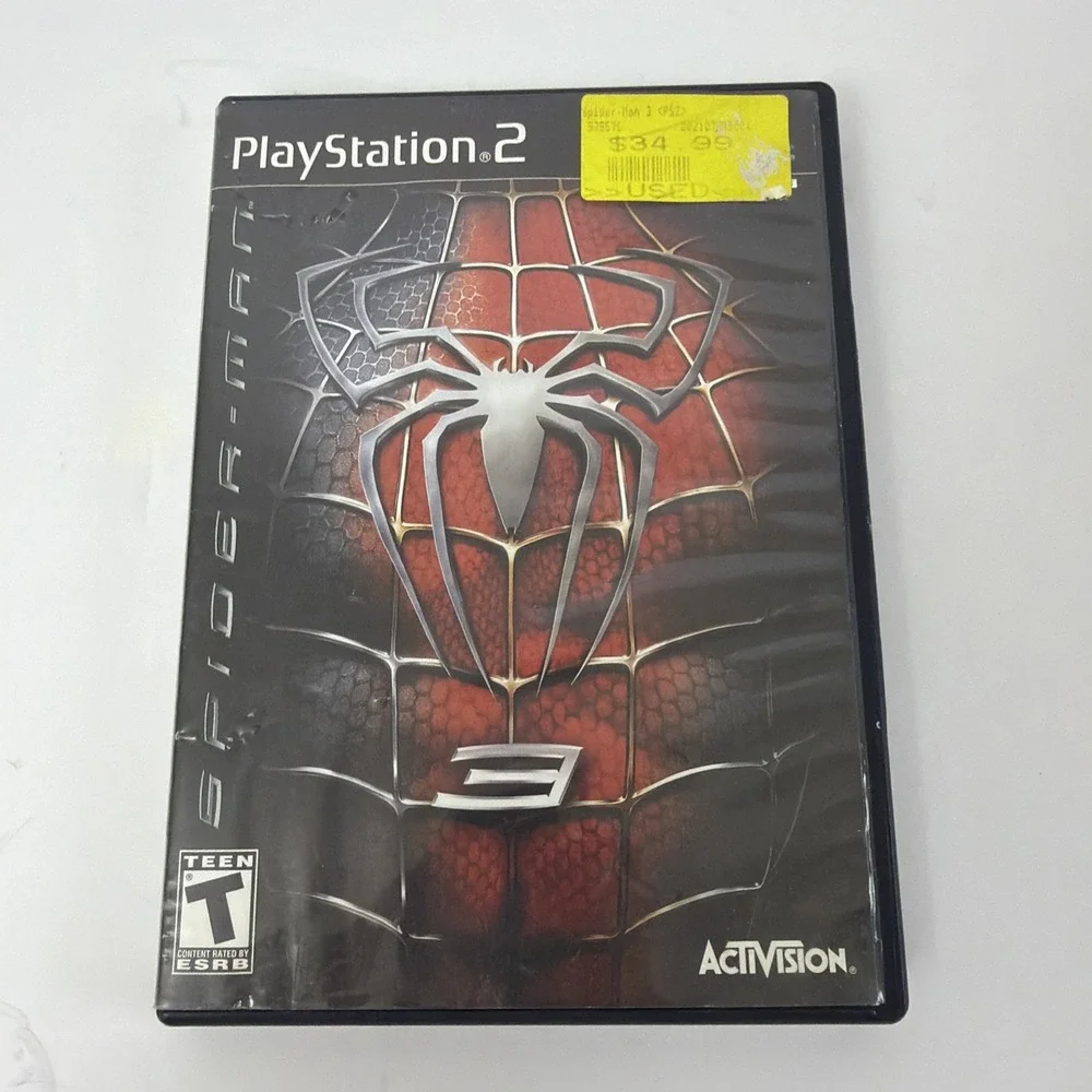 Spider-Man 3 PS2 PlayStation 2 Activision Video Game Untested